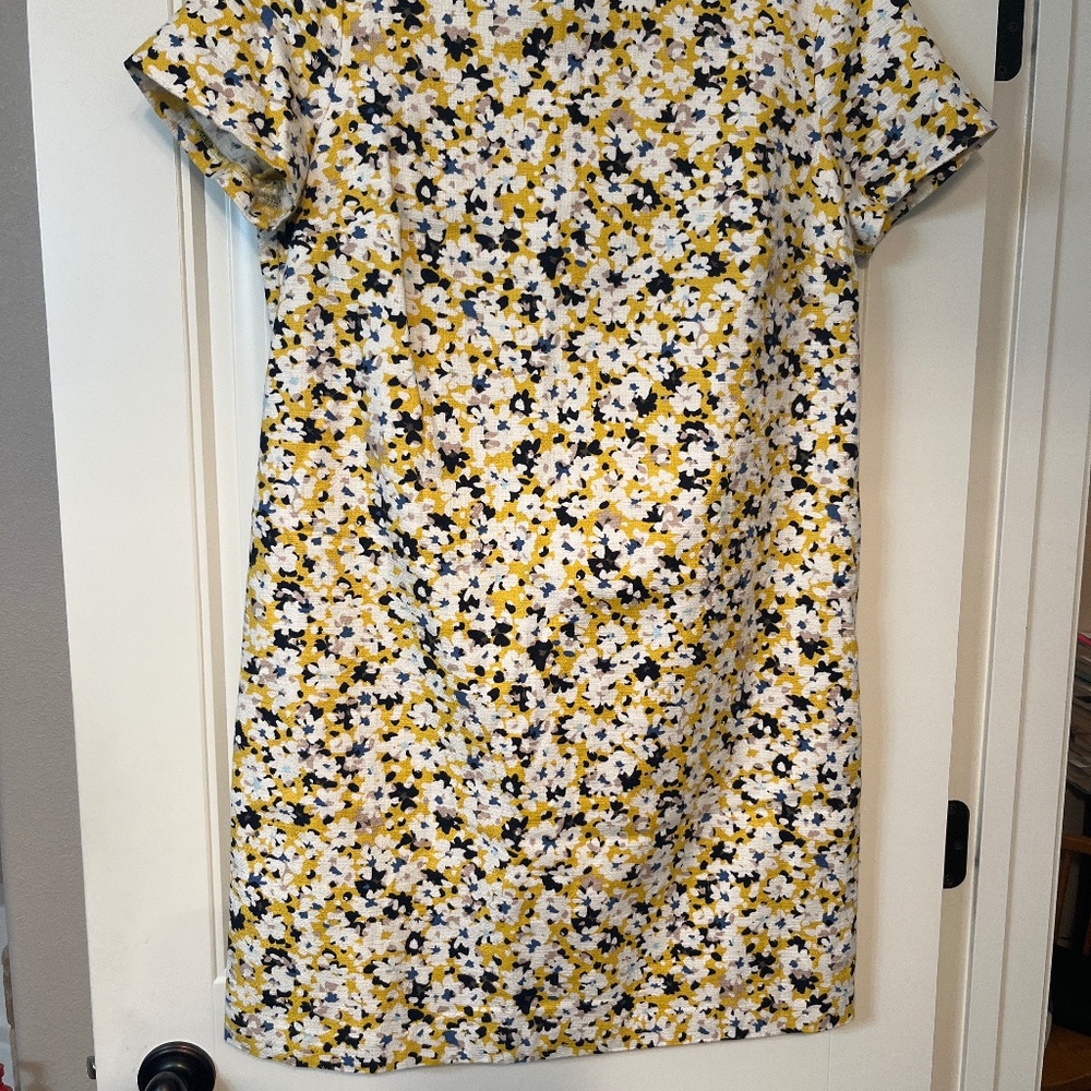 Ann Taylor Short Sleeve Flower Print Dress